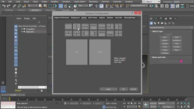 12. Viewport layout.