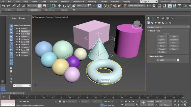 04. Creación de geometría y selección.