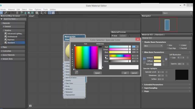 21. Material Editor.