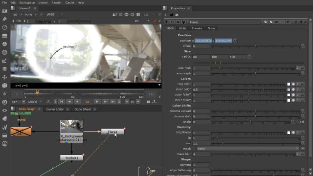 13. Creando Lens Flares en Nuke.
