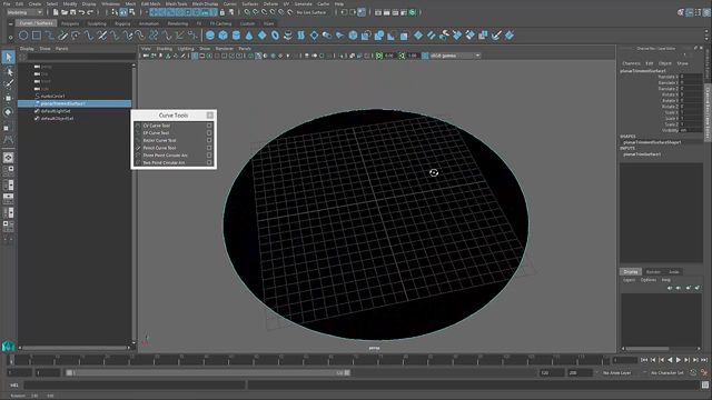 22. Crear geometría en base a curvas.