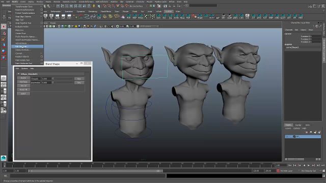 28. Cómo modificar los Blends Shapes.
